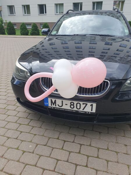 Balonu knupis- rozā.